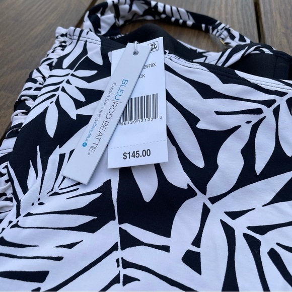 Bleu by Rod Beattie Plus Size Urban Oasis Printed One-Piece Swimsuit  16 W - Picture 8 of 13